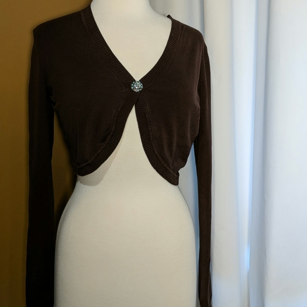 Karen Kane brown shrug
